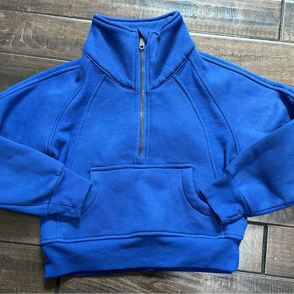 Lululemon Youth 8/9 Half-Zip Scuba Jacket RARE